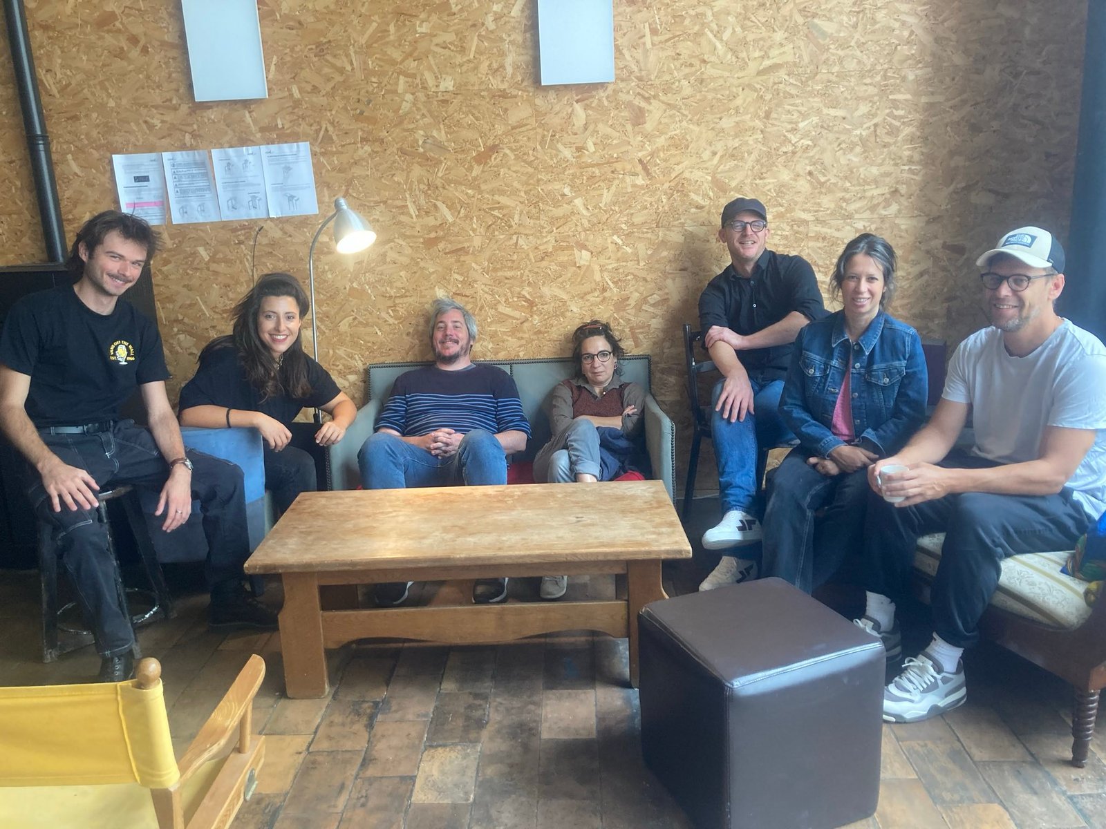 l'équipe à la création